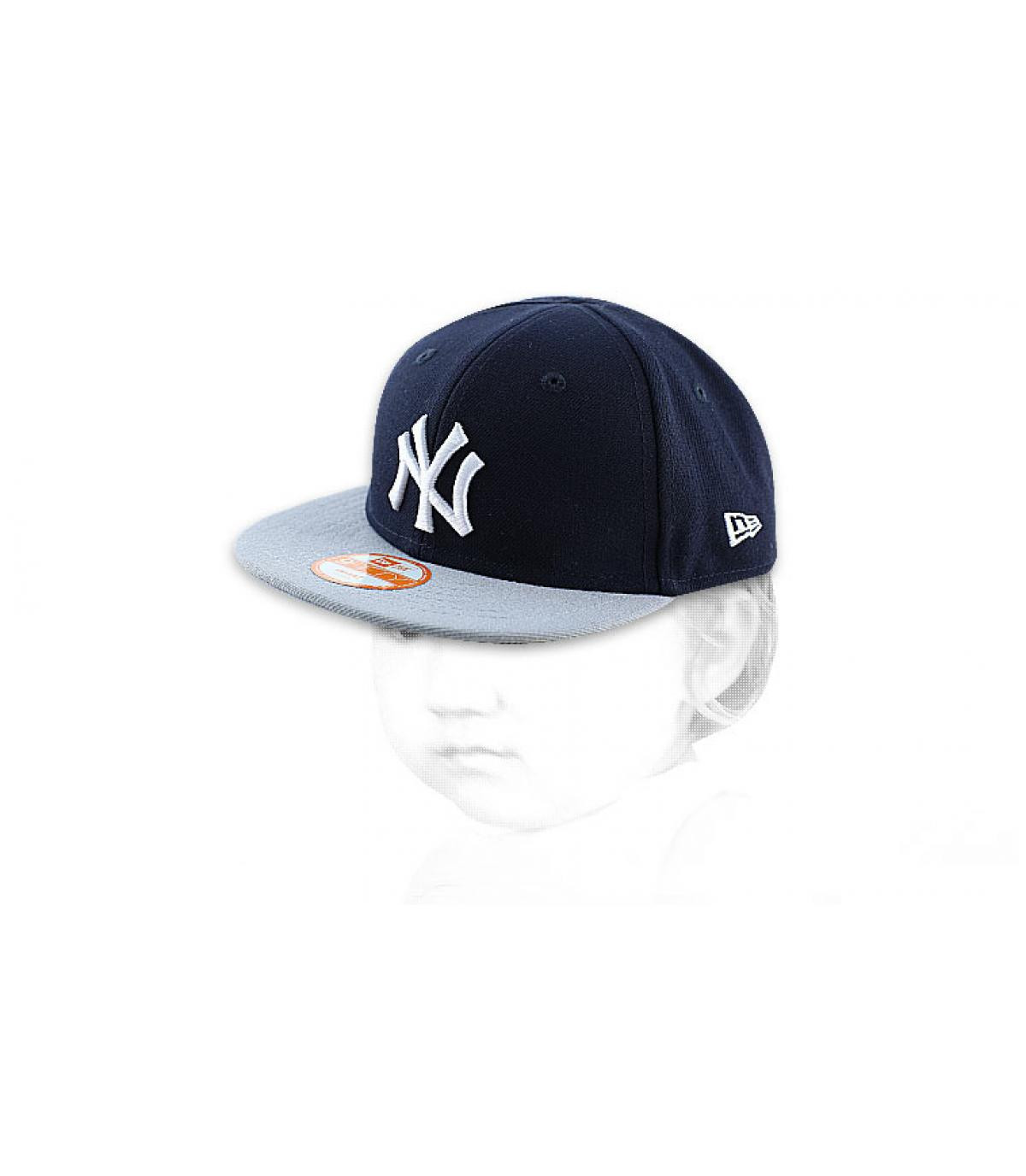 Casquette bébé NY bleue